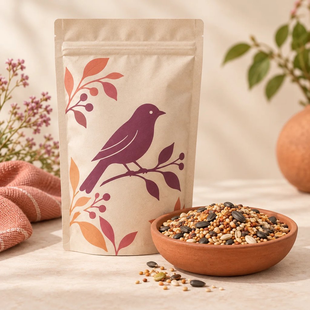 Seed time · Bird food