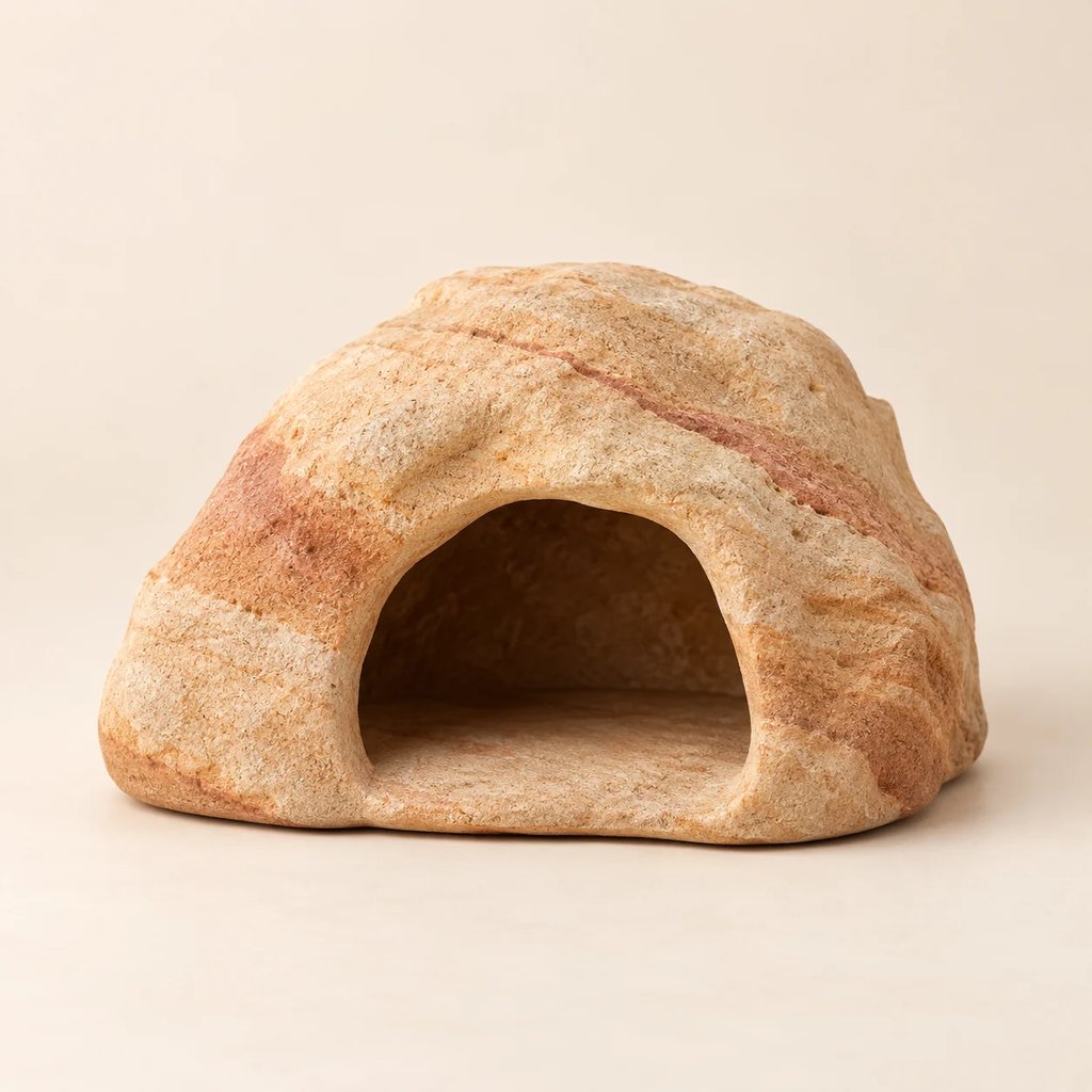 Stone hide · Terrarium cave